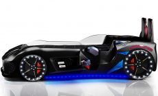 Дитяче ліжко машина MUSVENUS AUDI black 190х90 см